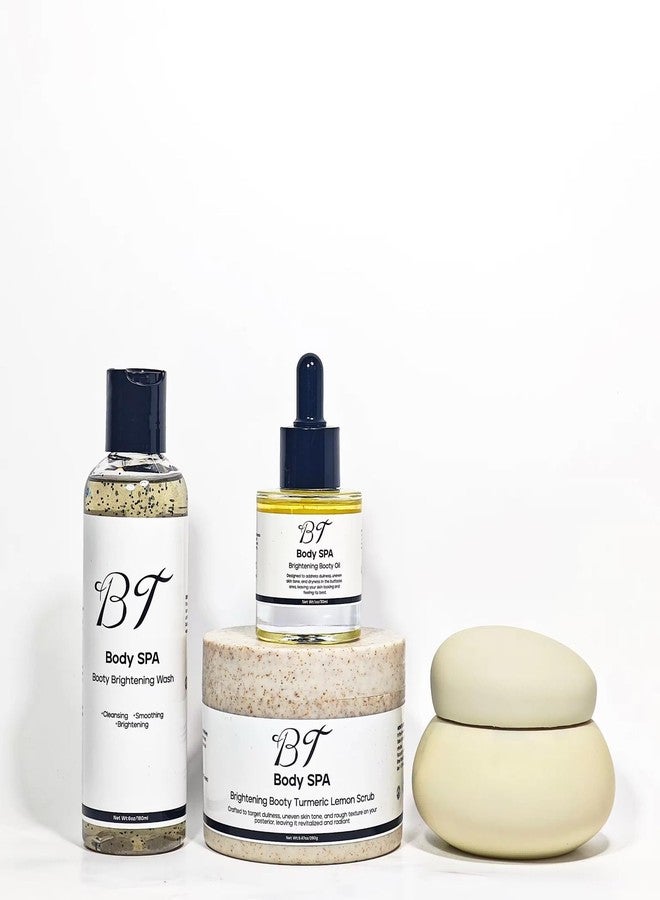 BT Booty Spa Scrub Set – Turmeric Lemon Booty Scrub for Dark Spots & Smooth Glowing Booty - Image 1